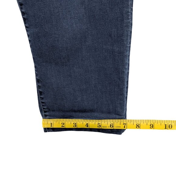Talbots Heritage Slim Ankle Jeans Womens Blue Stretch High Rise Denim Size 16P - Picture 10 of 11
